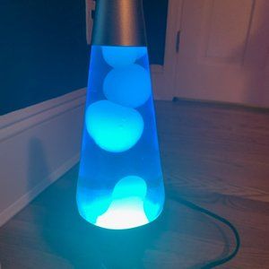 Blue lava lamp